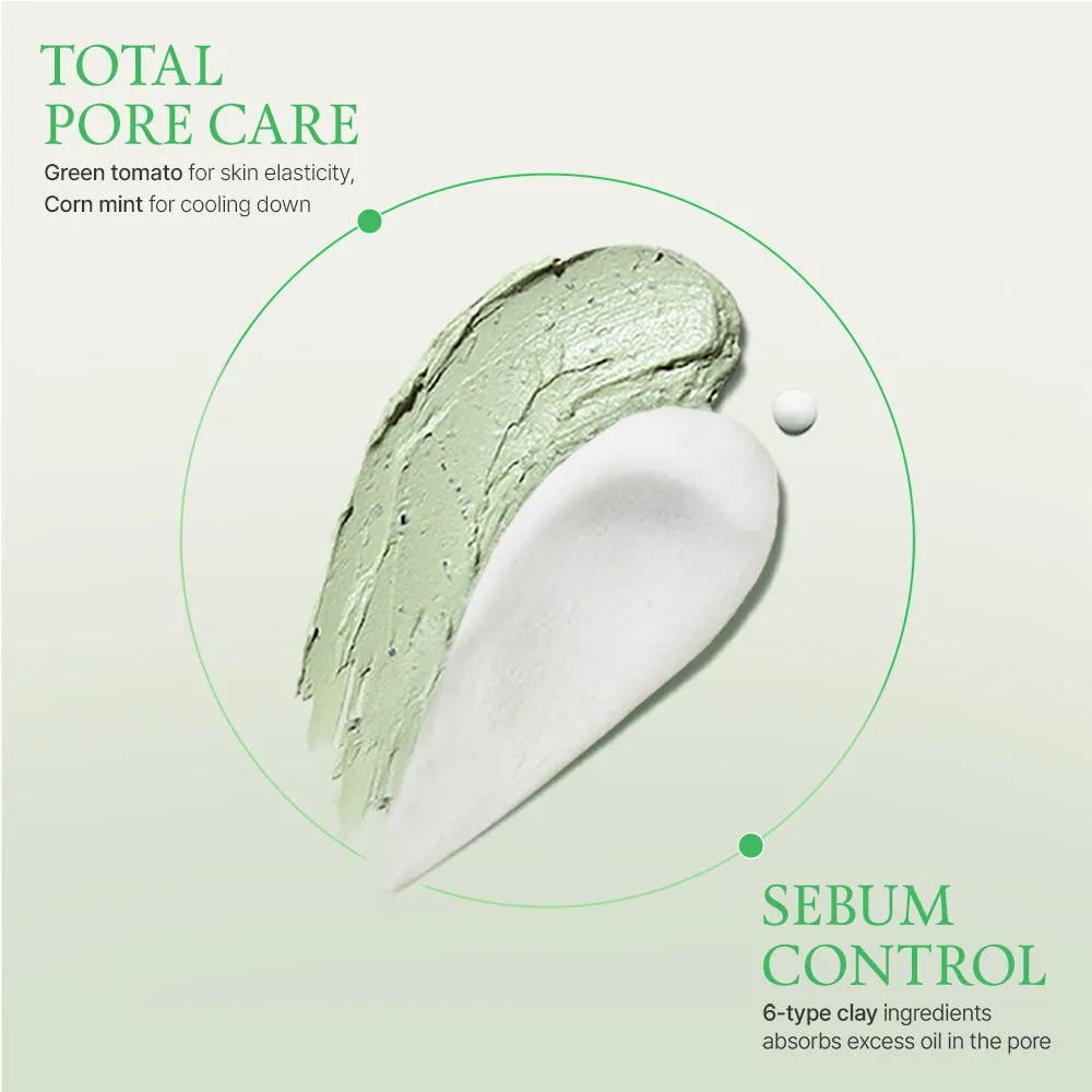 2X1[Limpiador facial] FULLY Green Tomato Clay Pack Cleanser 120ml