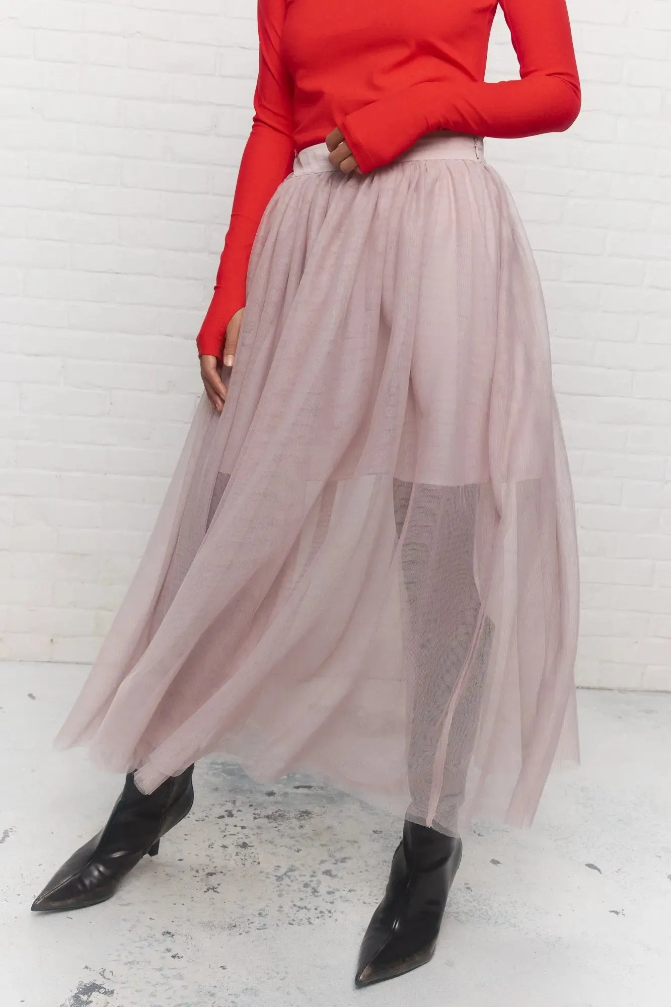 Alanis | Jupe maxi rose
