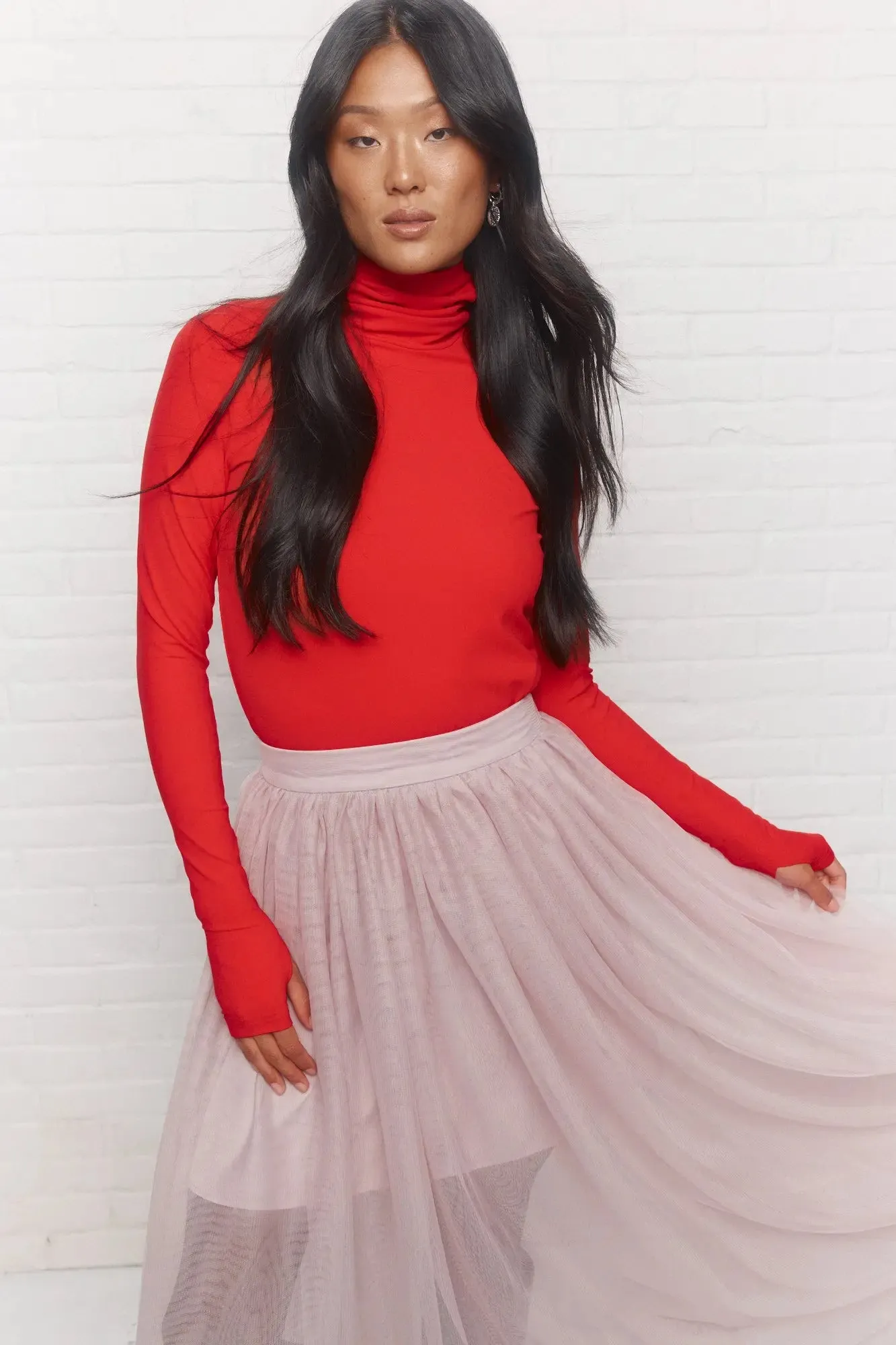 Alanis | Jupe maxi rose
