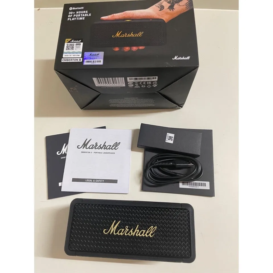 Altavoz Marshall Emberton II 2da. generación bocina bluetooth