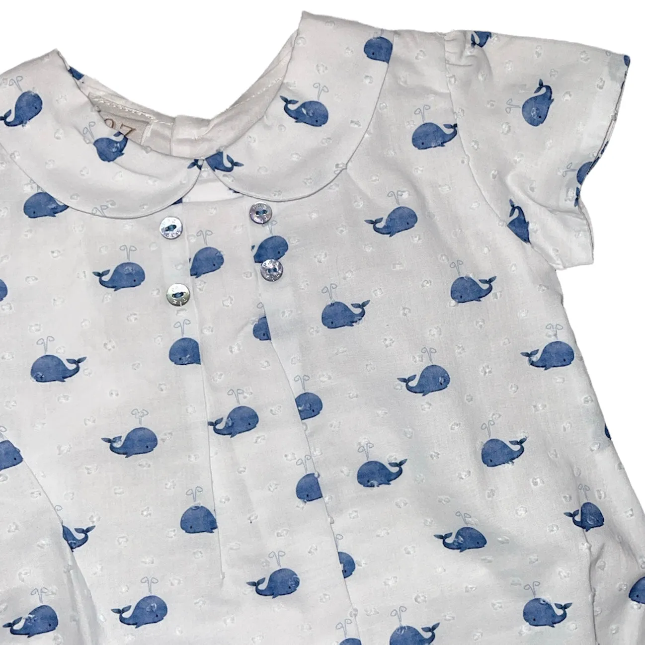 Baby Boys Whale Romper