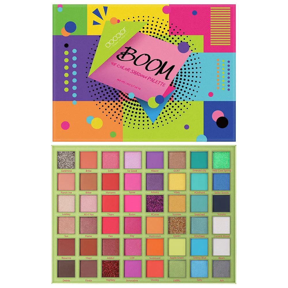BOOM Paletas de sombras de 48 colores