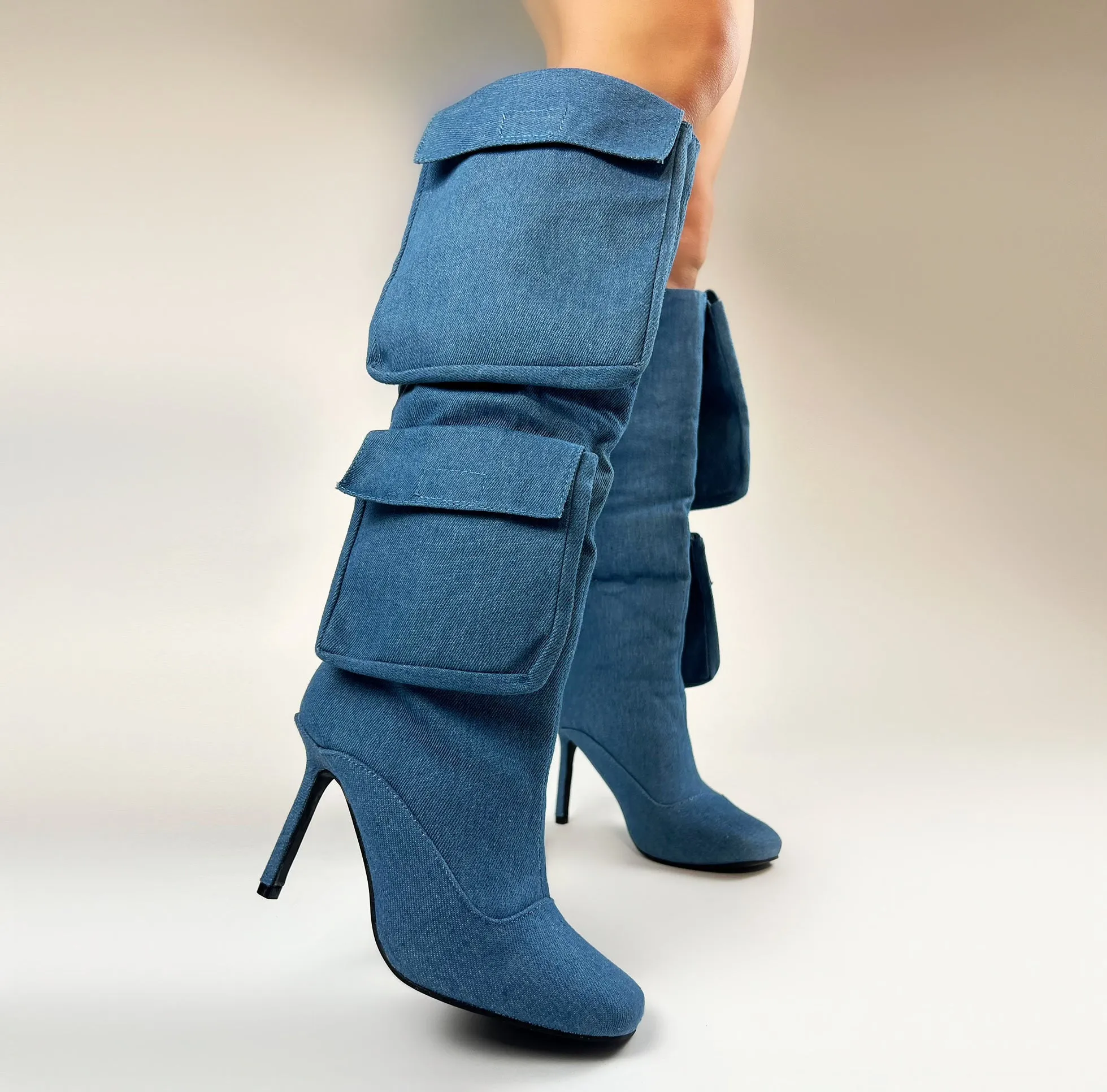 BOTAS SAVANNAH AZUL MEZCLILLA