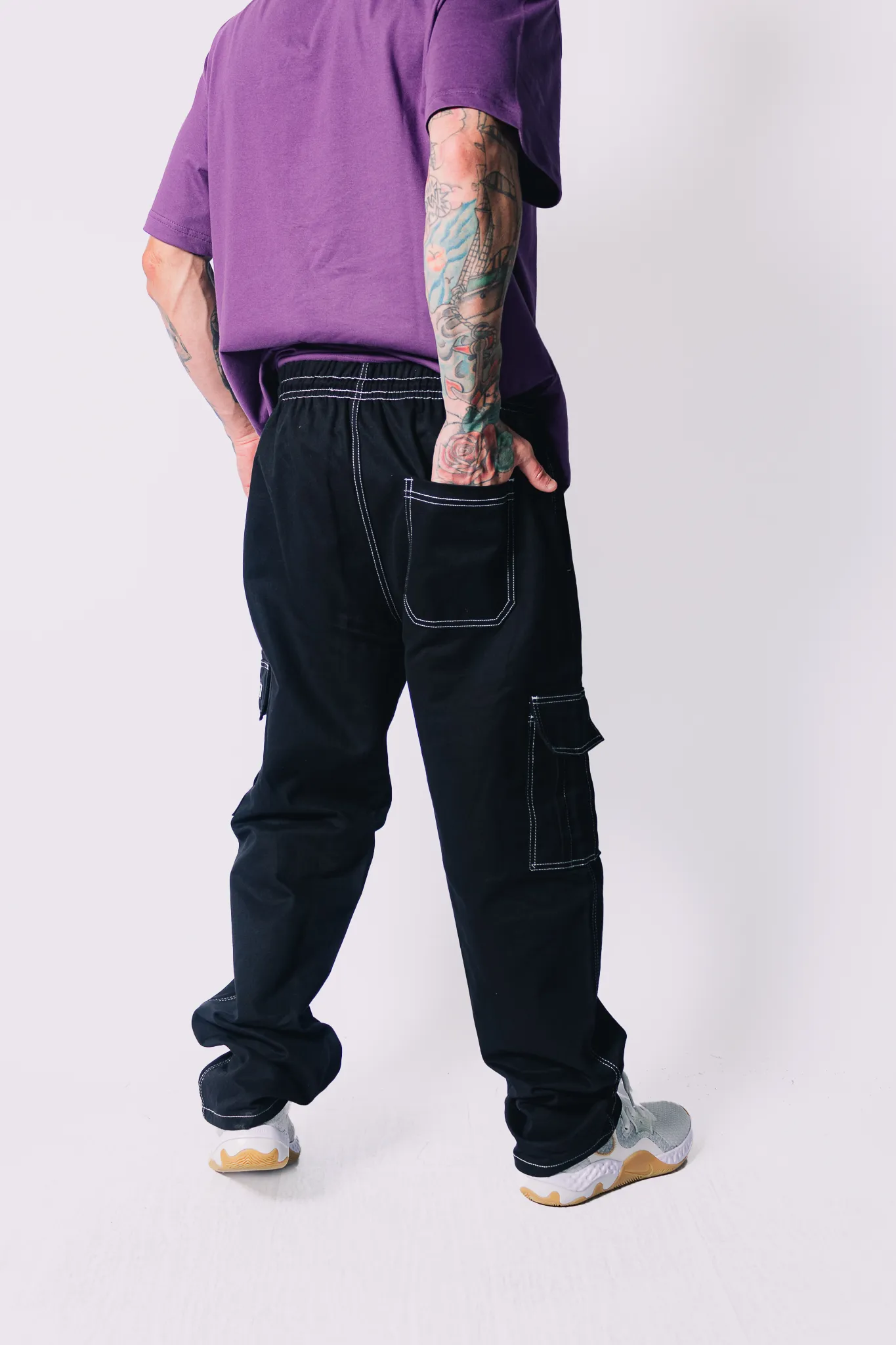 Calça costura branca
