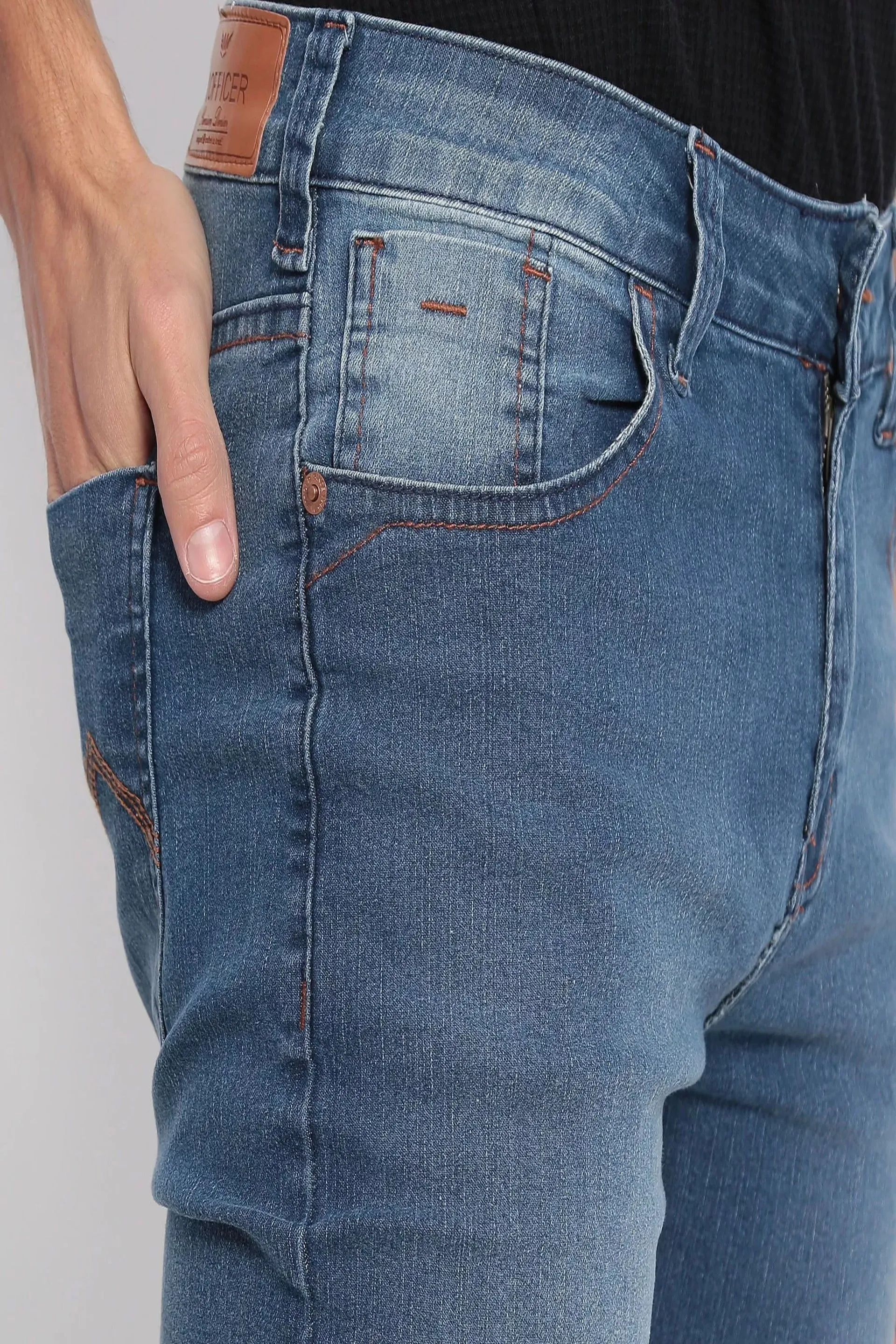 CALÇA JEANS COOL FIT BLUE WASH