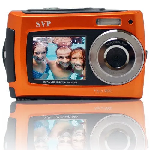 Camara Digital a Prueba de Agua Doble Pantalla SVP TM 18 Megapixeles