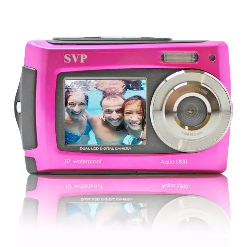 Camara Digital a Prueba de Agua Doble Pantalla SVP TM 18 Megapixeles