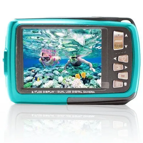 Camara Digital a Prueba de Agua Doble Pantalla SVP TM 18 Megapixeles
