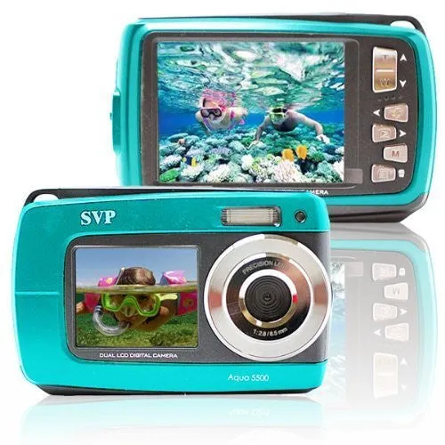 Camara Digital a Prueba de Agua Doble Pantalla SVP TM 18 Megapixeles
