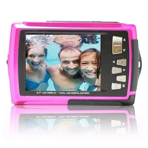 Camara Digital a Prueba de Agua Doble Pantalla SVP TM 18 Megapixeles