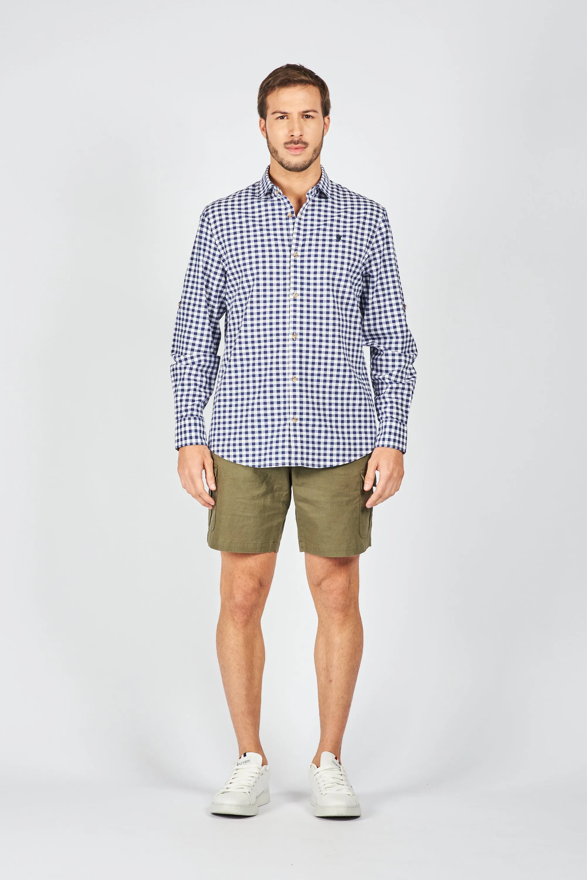 CAMISA MANGA LARGA MONACO NAVY