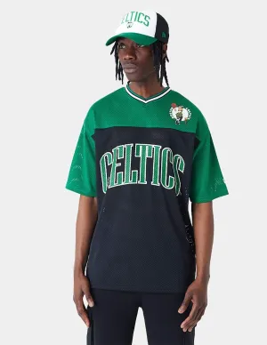 Camiseta New Era NBA Celtics Mesh Oversize Arch Gr