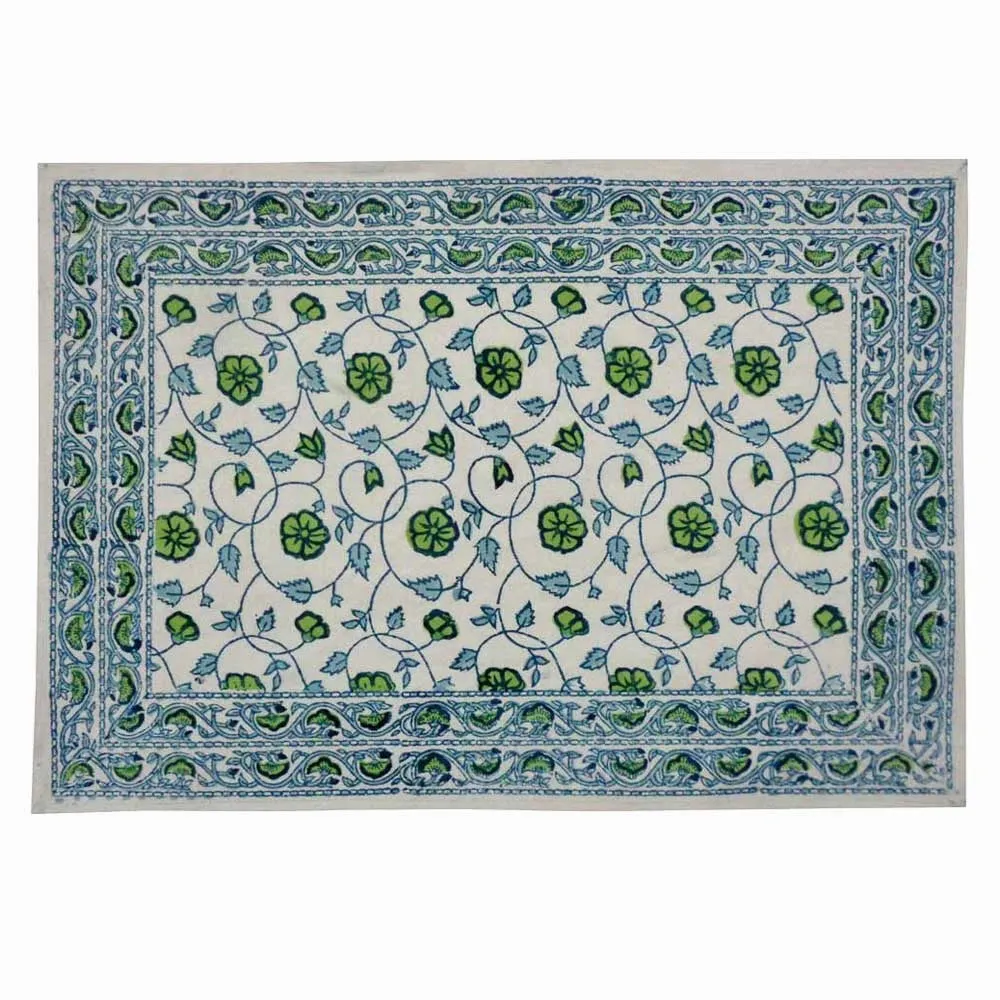 DONNAMONNA - INDIVIDUALES - FLORAL KALI VERDE