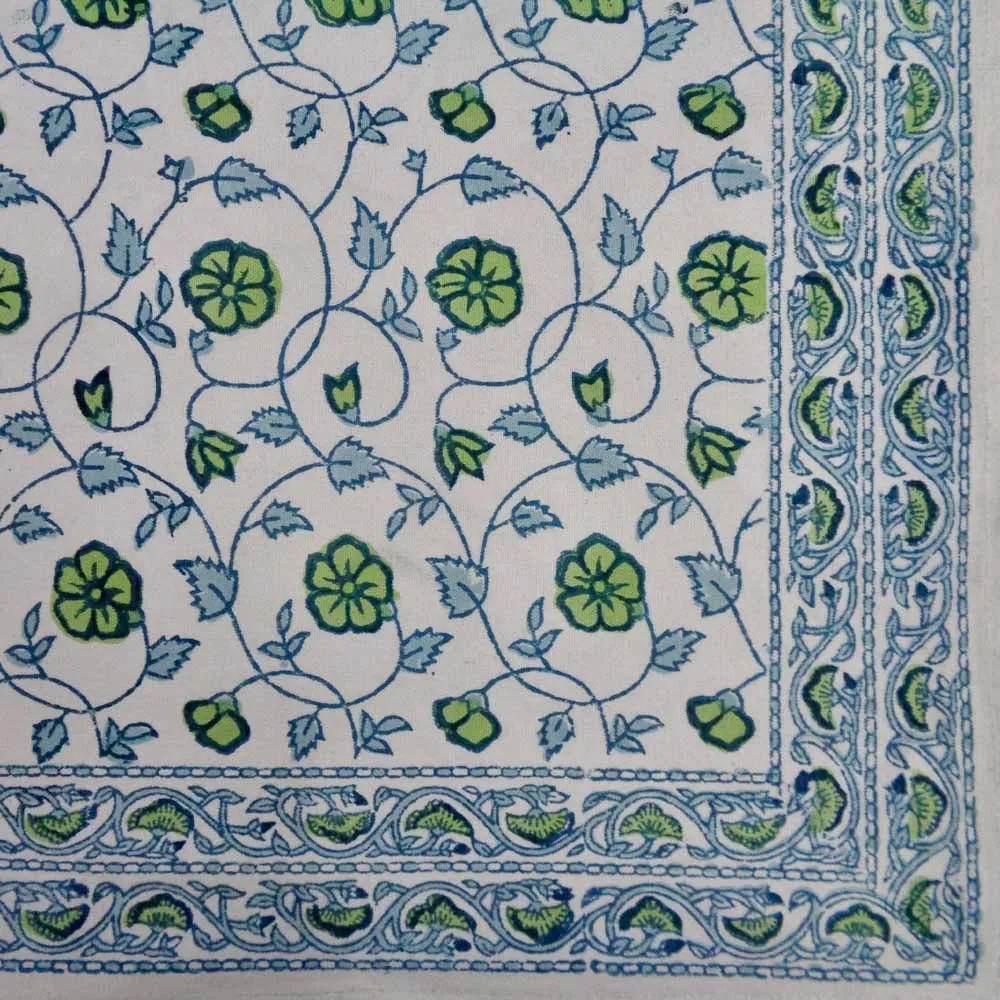 DONNAMONNA - INDIVIDUALES - FLORAL KALI VERDE