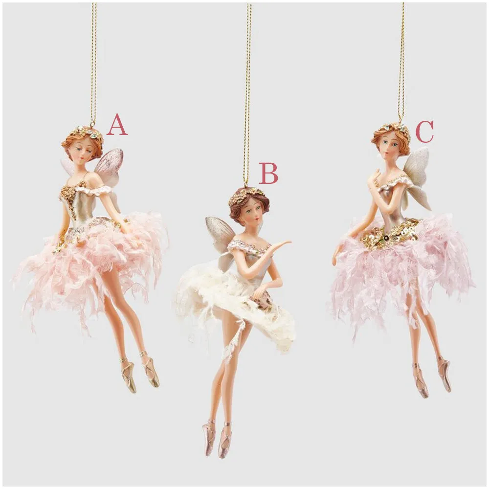 EDG - Enzo De Gasperi Fata ballerina pendente H15 cm 3 varianti (1pz)