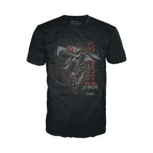 Funko Boxed Tee: Yu Gi Oh - Dragon Negro De Ojos Rojos Playera Extra Chica