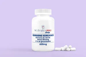 Ginseng coreano (Extracto Panax Ginseng) 600mg - 100 cápsulas