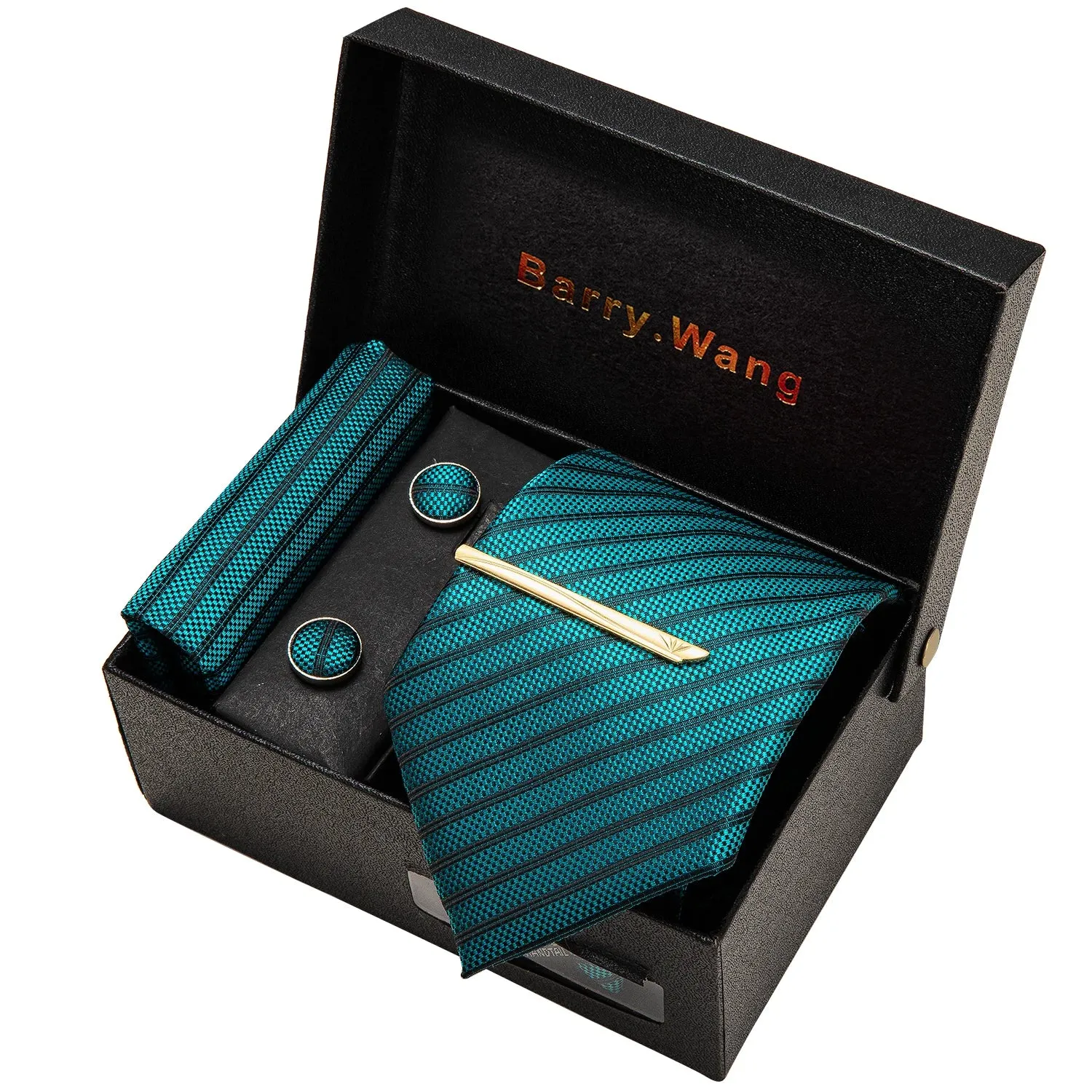 Gravata Masculina de Seda Grife de Luxo Barry Wang