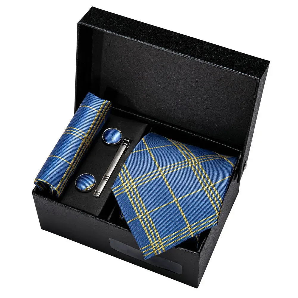 Gravata Masculina de Seda Grife de Luxo Barry Wang