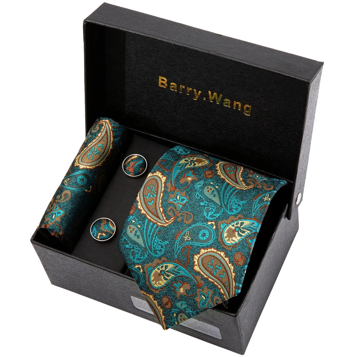 Gravata Masculina de Seda Grife de Luxo Barry Wang