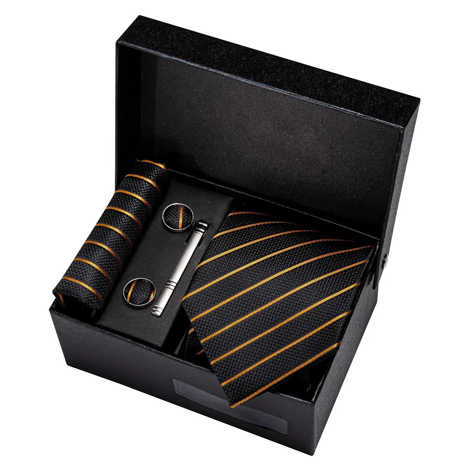 Gravata Masculina de Seda Grife de Luxo Barry Wang