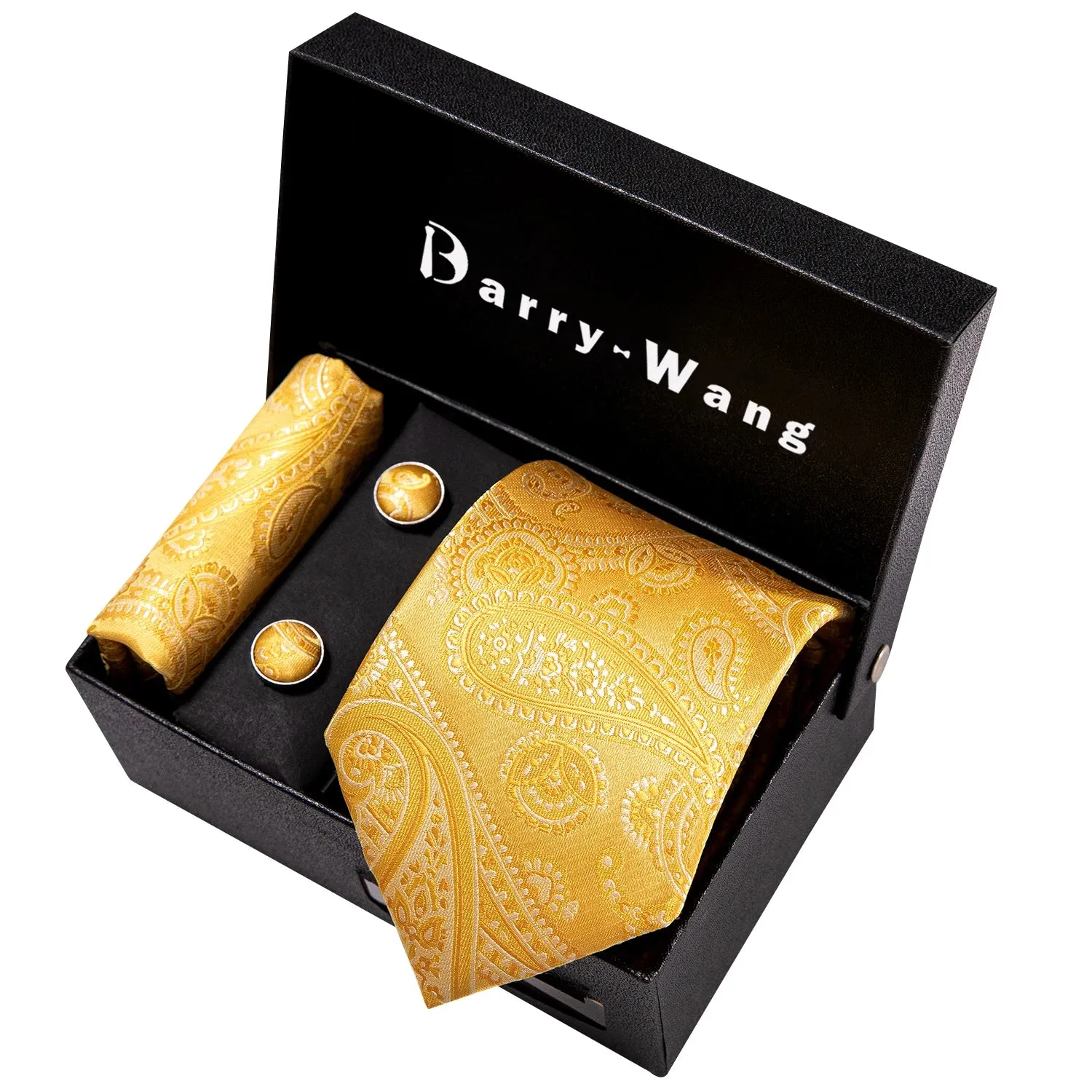 Gravata Masculina de Seda Grife de Luxo Barry Wang