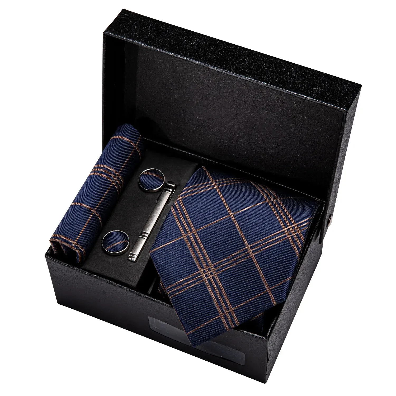 Gravata Masculina de Seda Grife de Luxo Barry Wang
