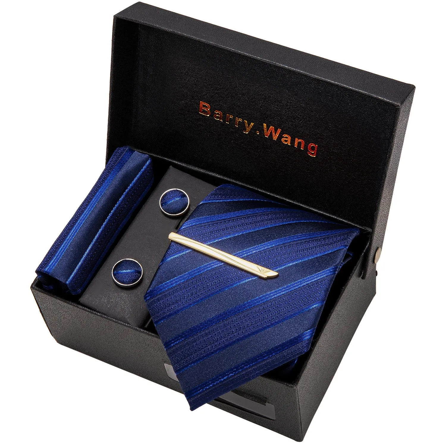 Gravata Masculina de Seda Grife de Luxo Barry Wang