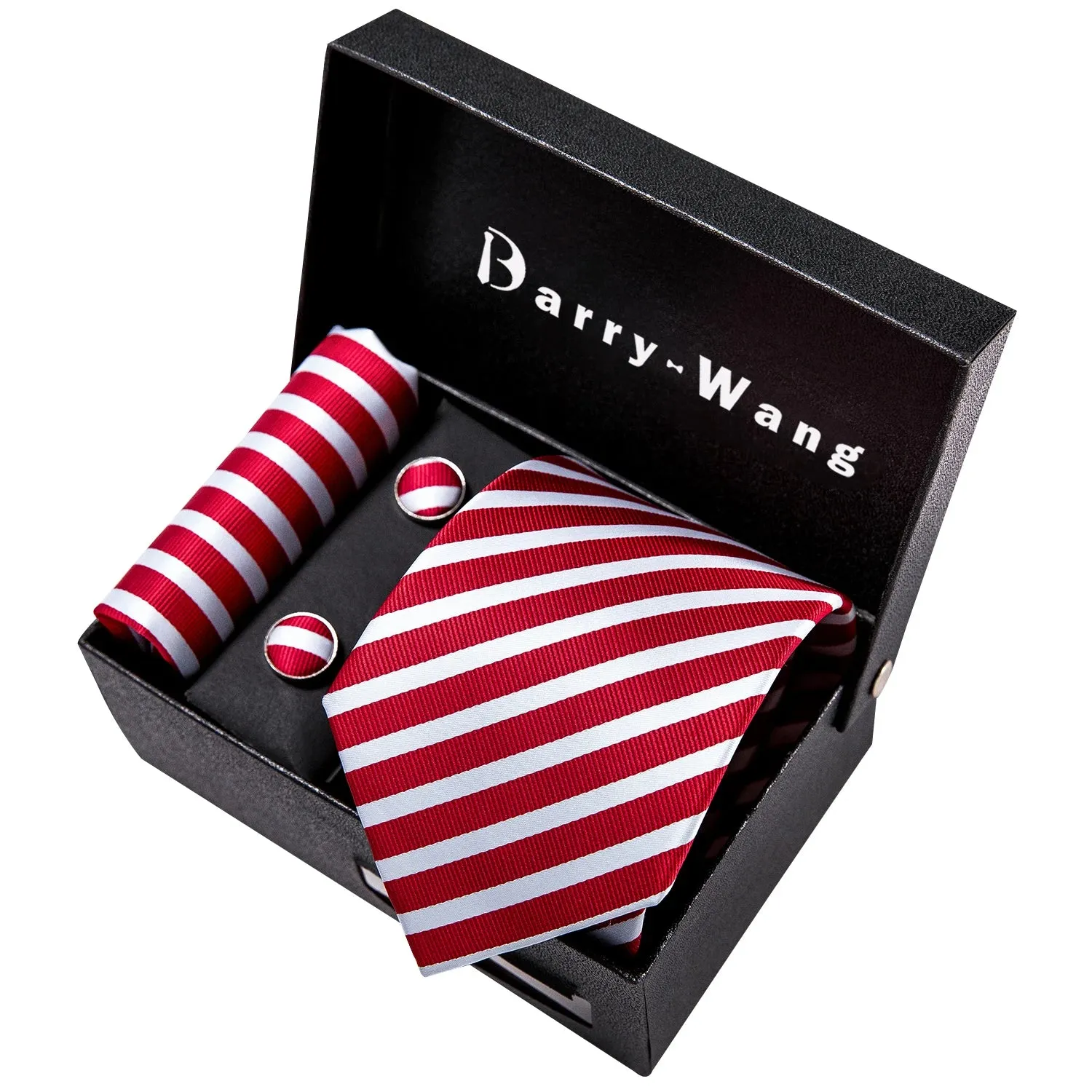 Gravata Masculina de Seda Grife de Luxo Barry Wang
