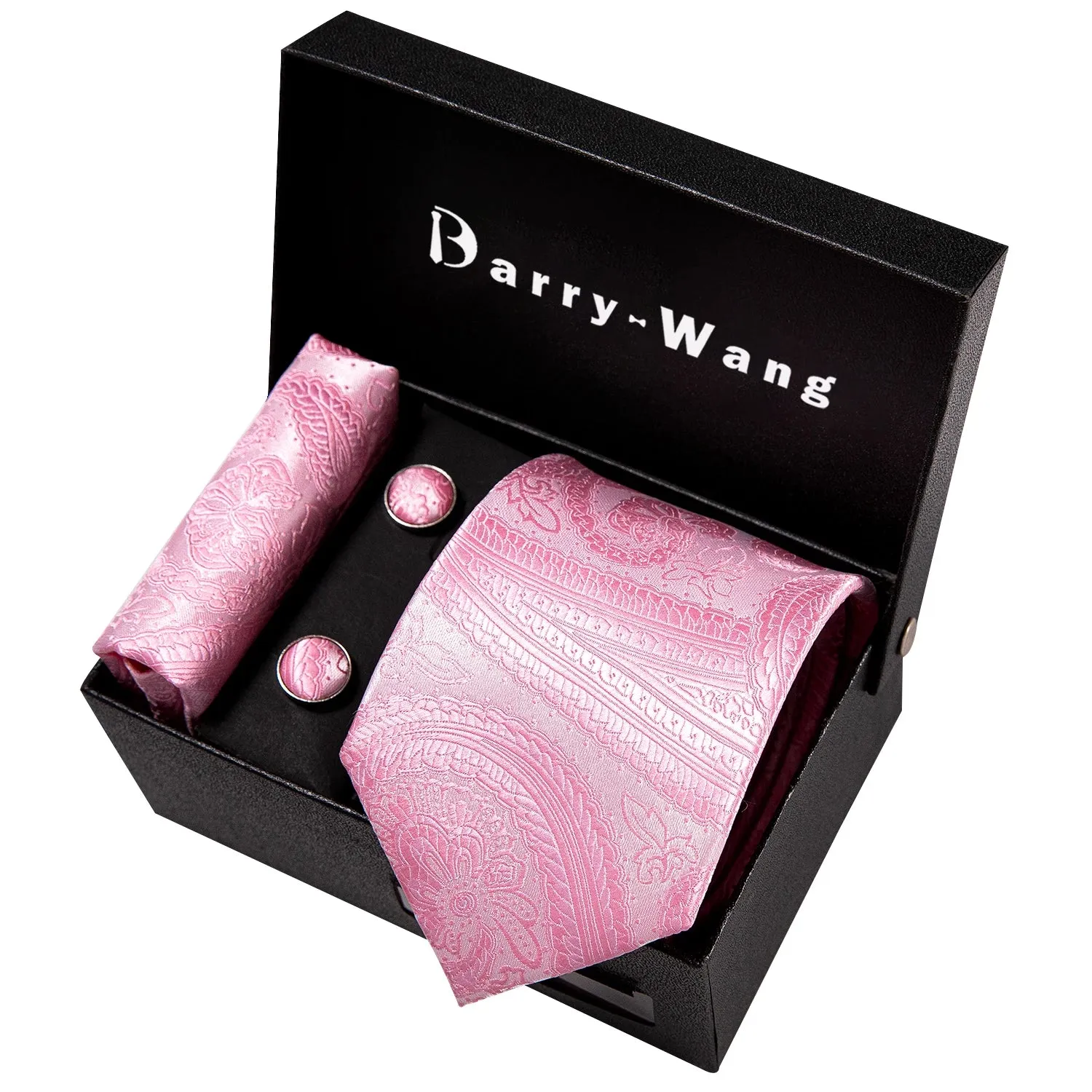 Gravata Masculina de Seda Grife de Luxo Barry Wang