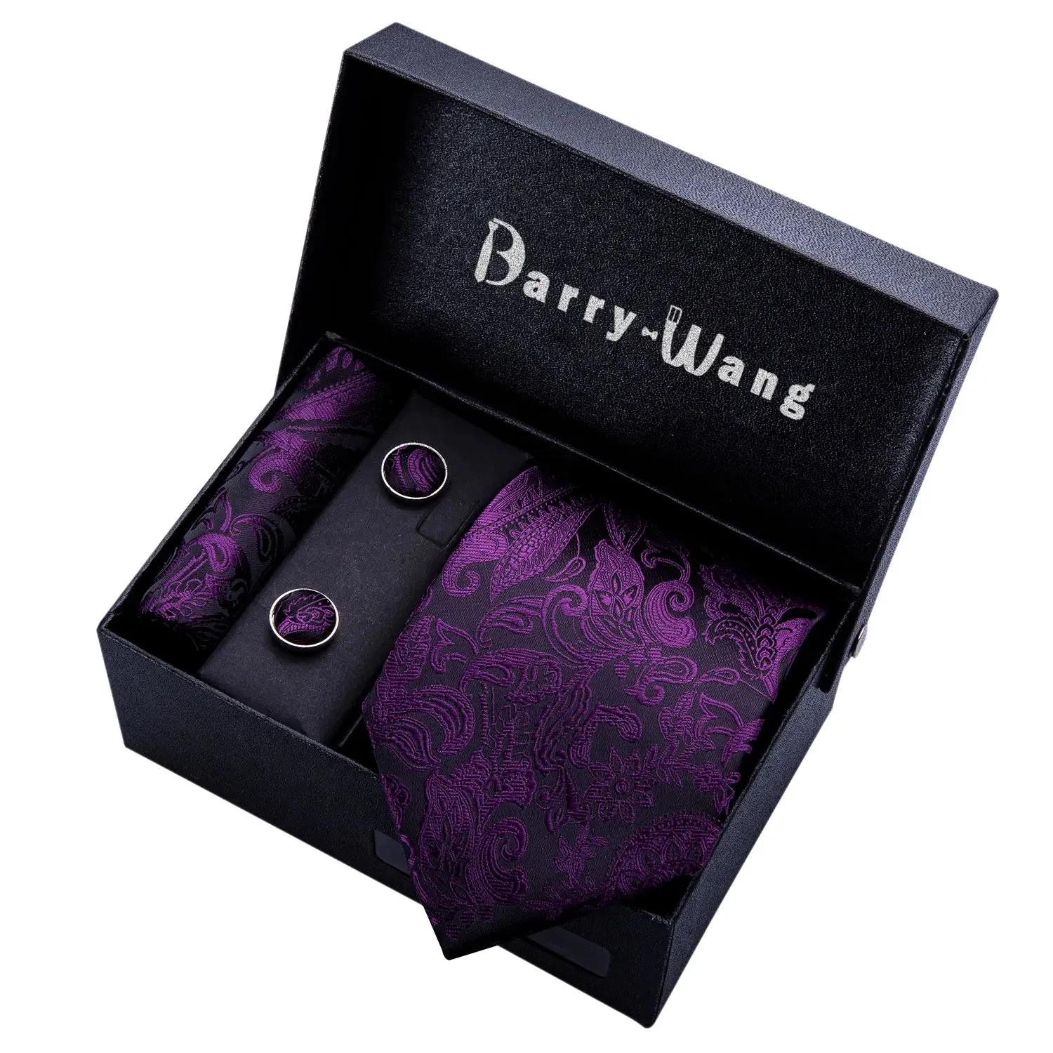 Gravata Masculina de Seda Grife de Luxo Barry Wang