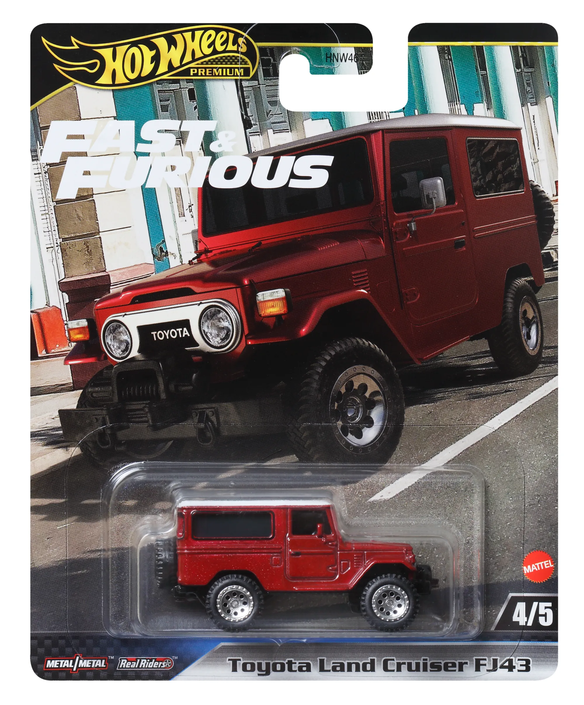 Hot Wheels Collector Veículo de Brinquedo Fast e Furious Toyota Land Cruiser FJ43