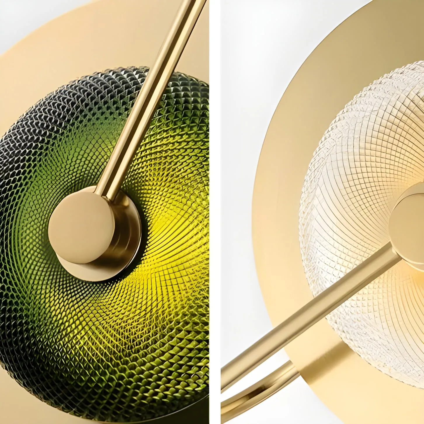Iluminação Elegante: Arandela Dourada Futurista Belle da Ricaly - Sofisticação e Inovação para Seu Espaço