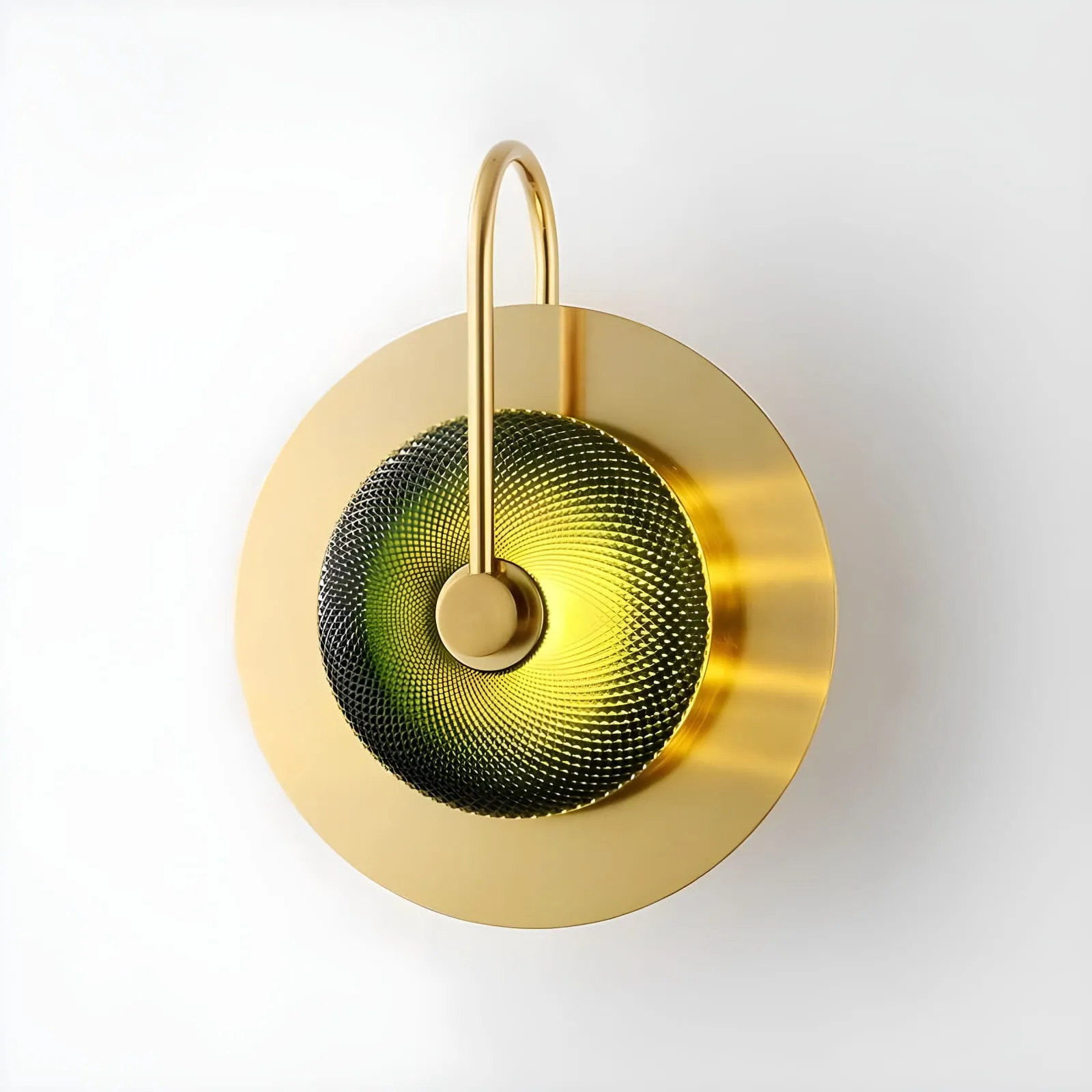 Iluminação Elegante: Arandela Dourada Futurista Belle da Ricaly - Sofisticação e Inovação para Seu Espaço