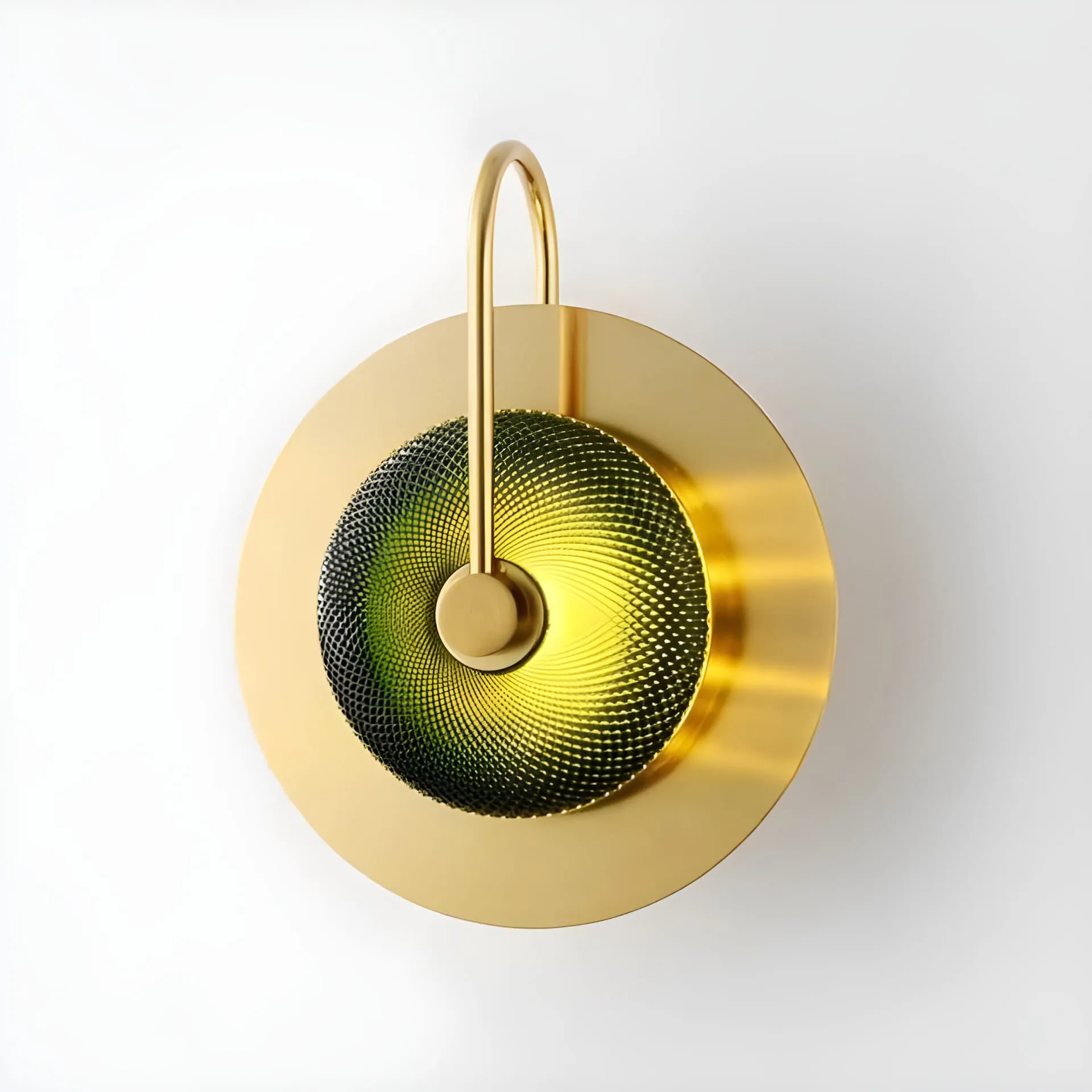 Iluminação Elegante: Arandela Dourada Futurista Belle da Ricaly - Sofisticação e Inovação para Seu Espaço