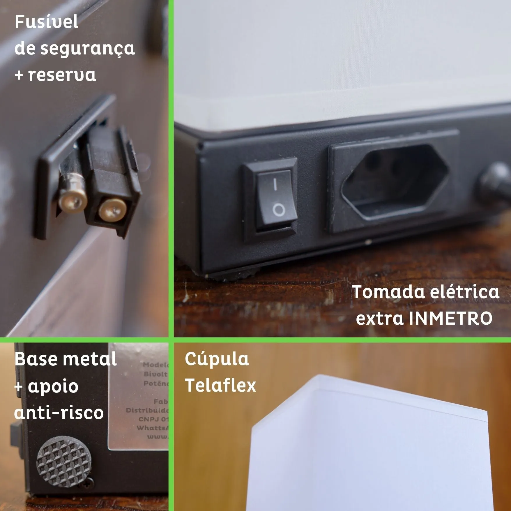 Kit 2 TRIO M | 3 portas carga rápida USB 2A   1C | Tomada incluída