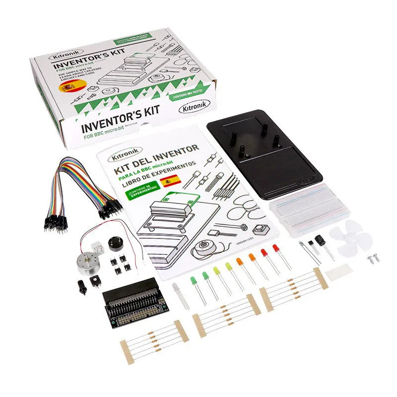 Kitronik Kit del inventor para la BBC micro:bit (versión en espanol), Pack of 20