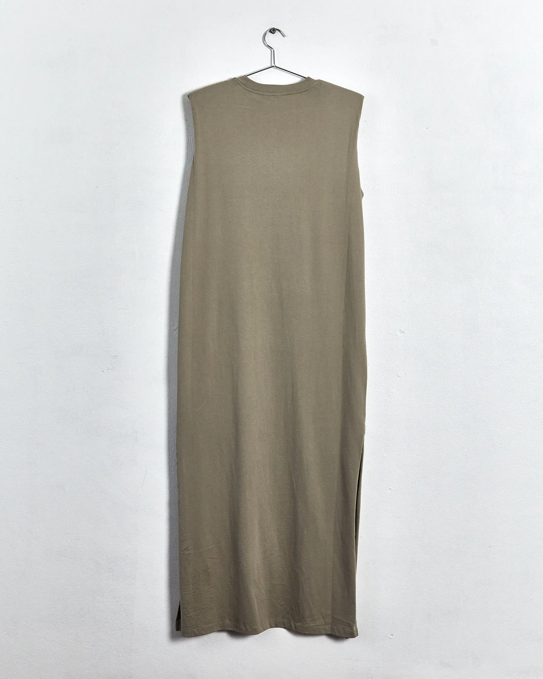 Les Coyotes de Paris 'gerry' t shirt maxi dress, khaki, 8