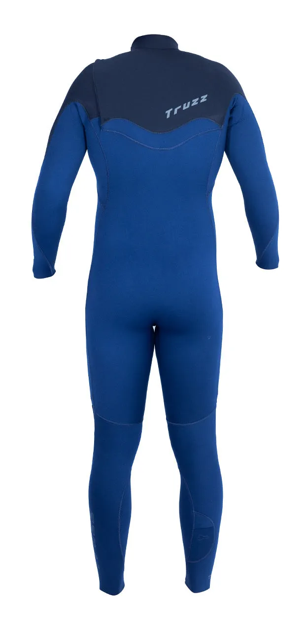 Long John 3.2 mm XClassic - Chest Zip - Azul Marinho / Preto