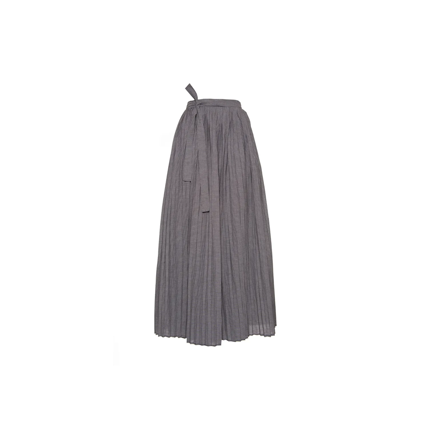 Maxi Falda Cuadros B&N [Maxi skirt gingham B&W]