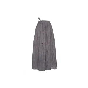 Maxi Falda Cuadros B&N [Maxi skirt gingham B&W]
