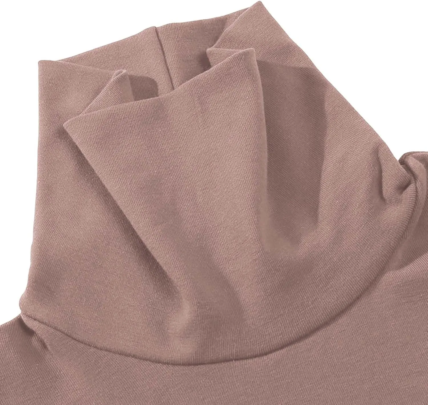 Mens Turtleneck Long Sleeve Shirts Turtle Neck Thermal Compression Shirts Stretch Warm Fleece Lined Tops Base Layer