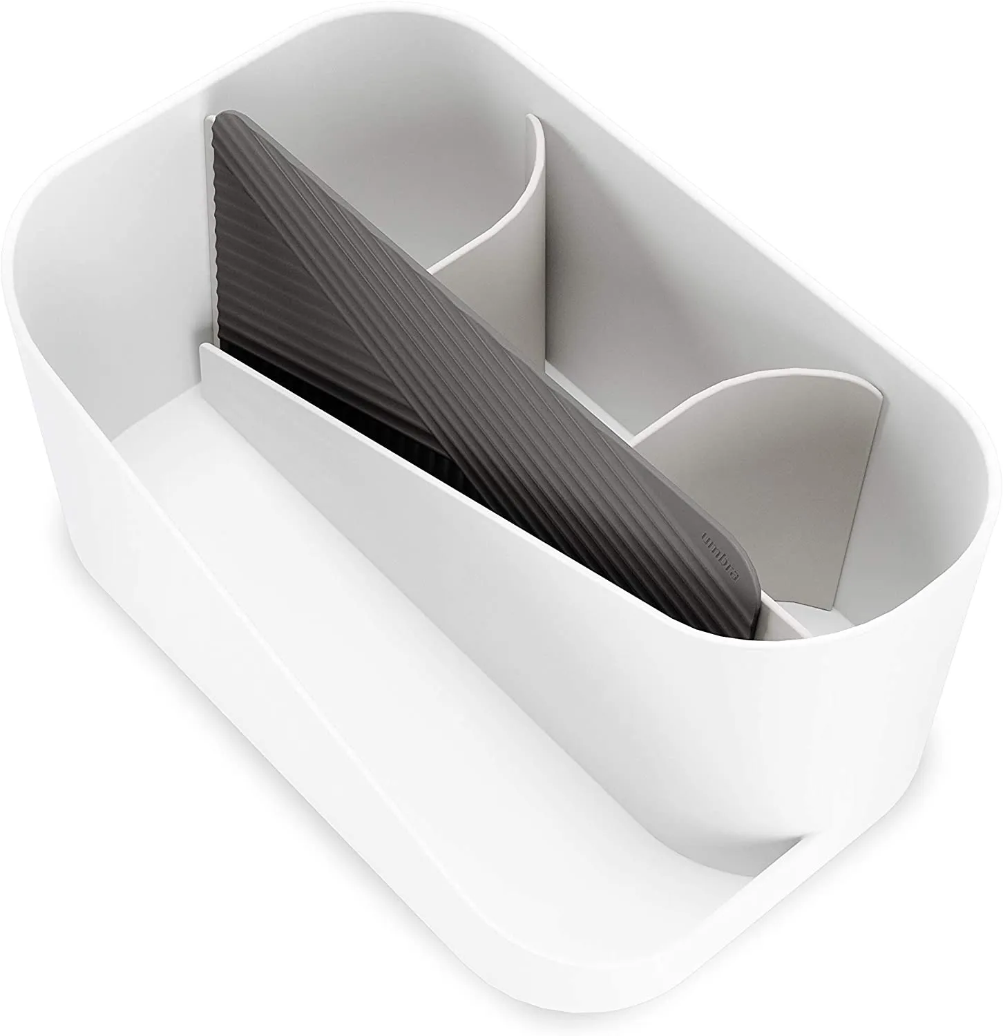 Organizador Glam cepillos blanco