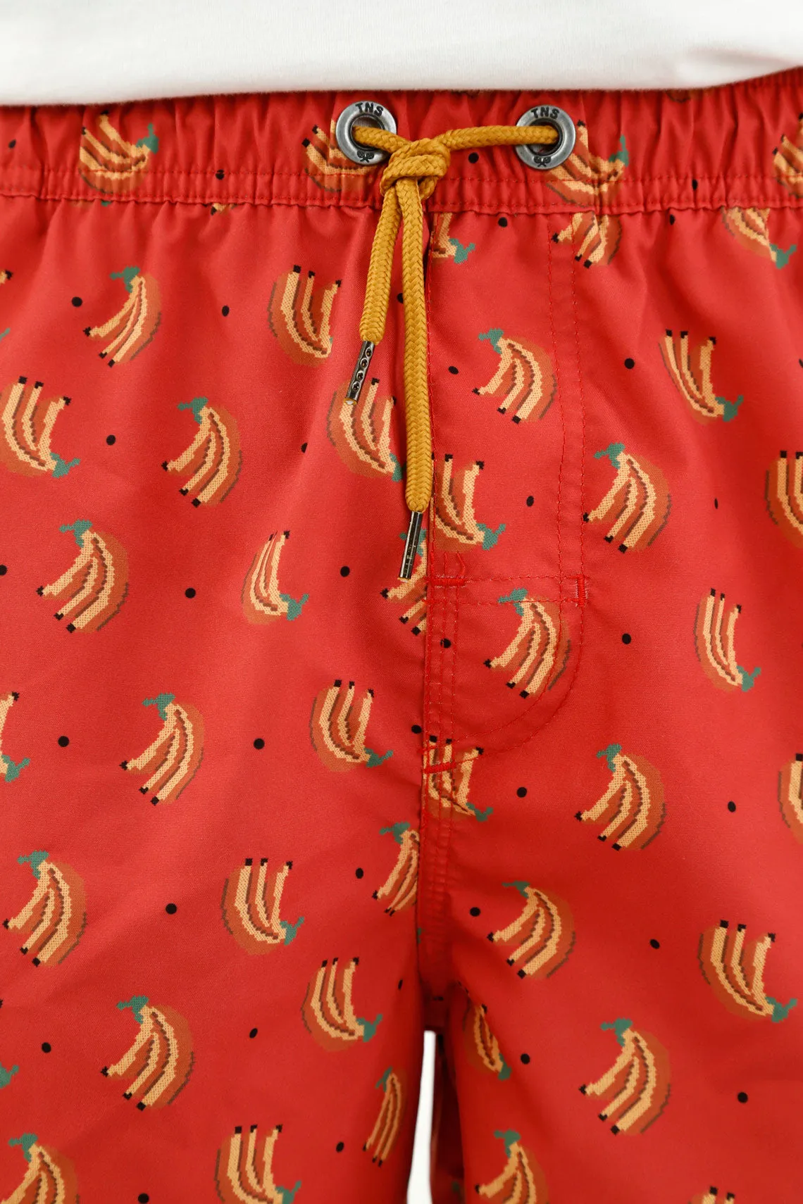 Pantaloneta de baño estampada para hombre