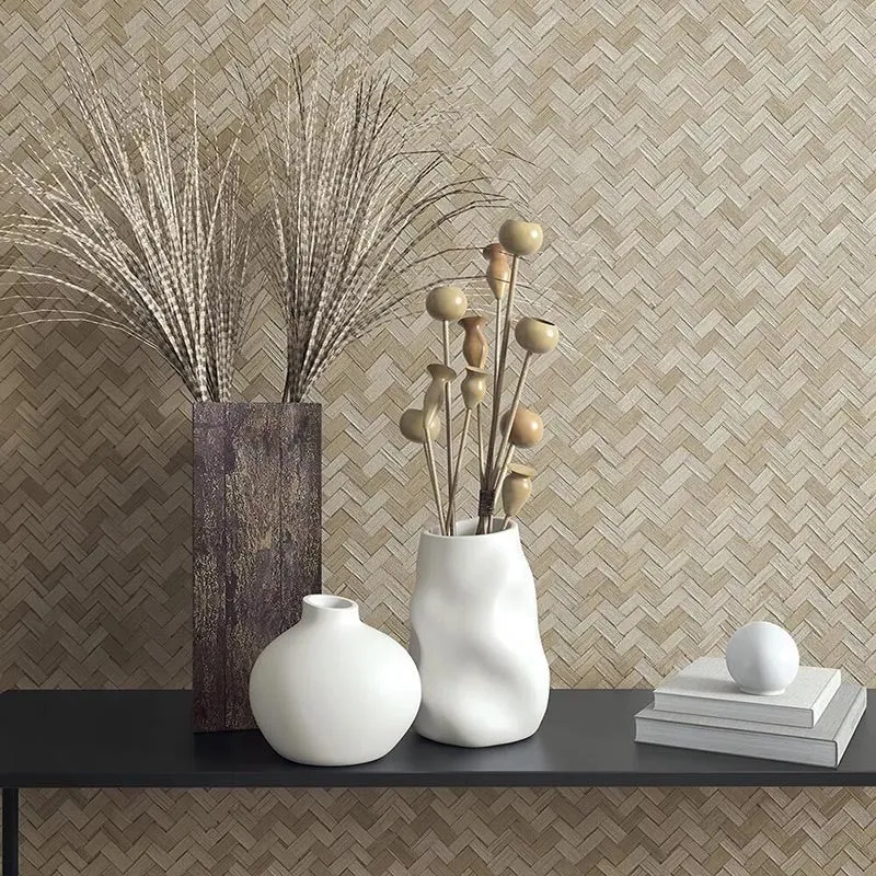 Papel tapiz MARBURG código 33309 - Elegancia en Fibras Trenzadas