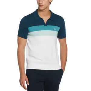 Polo De Algodón Con Bloques De Color