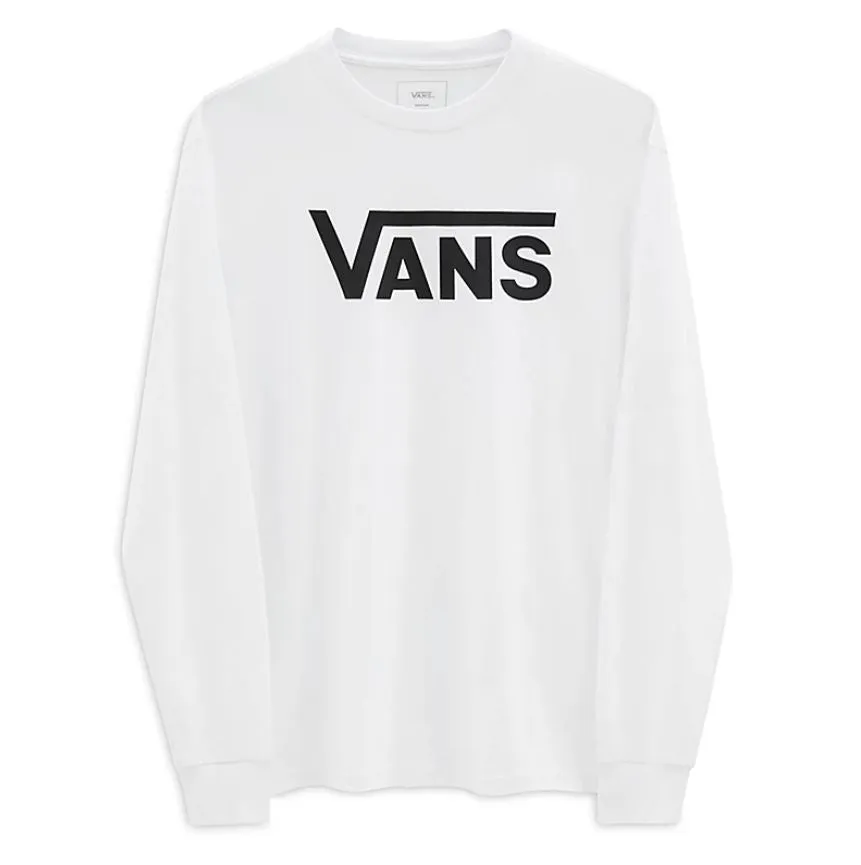 Polo de Manga Larga Vans Classic White