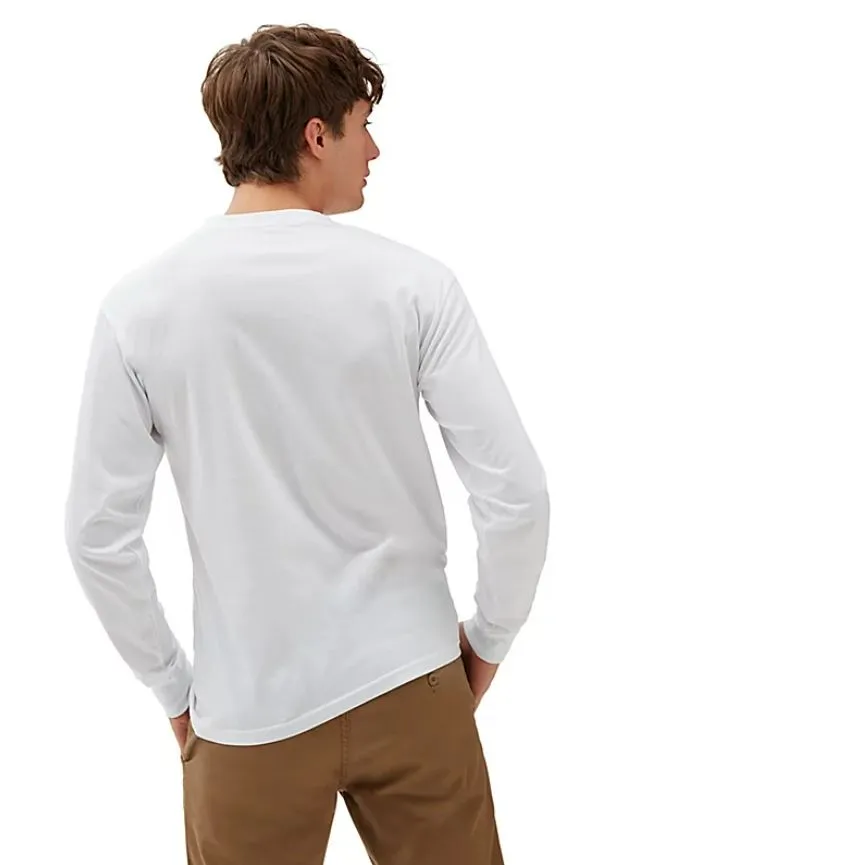 Polo de Manga Larga Vans Classic White