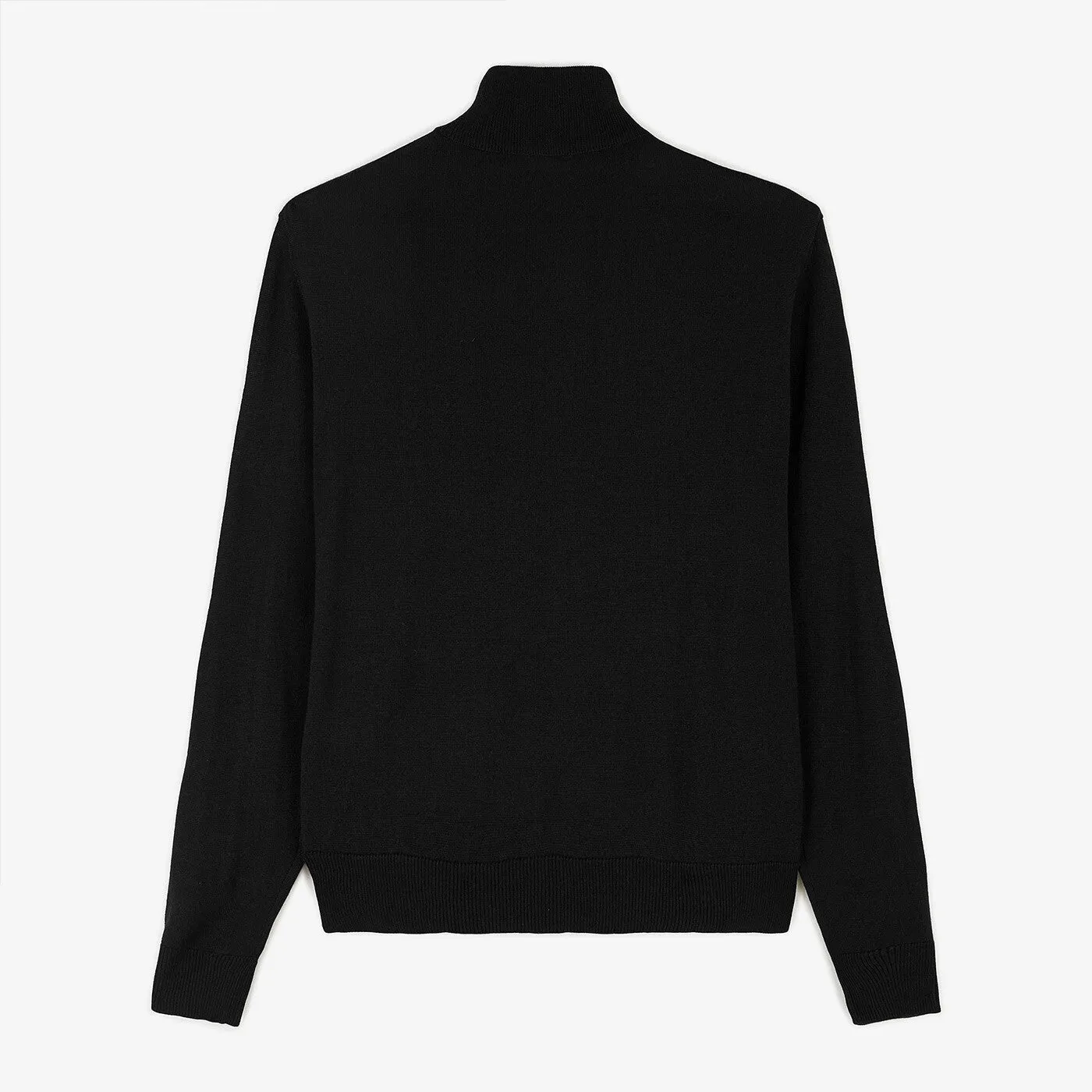 Pull col zippé Michelin noir