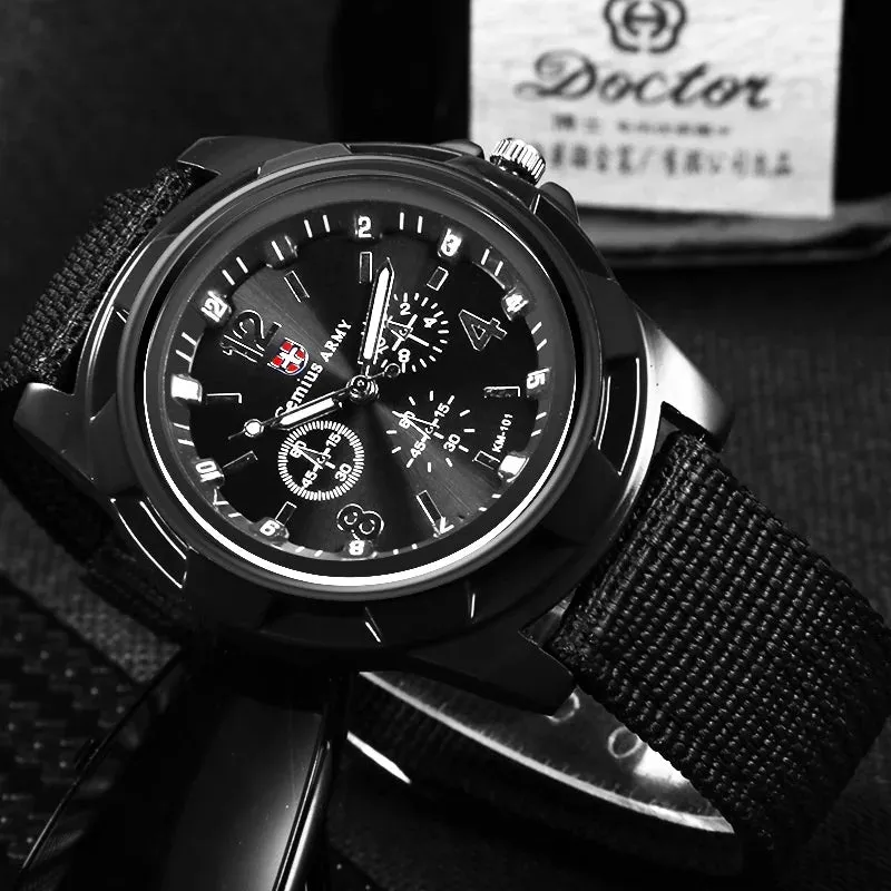 Relógio Masculino Pulseira de Nylon Kegllect
